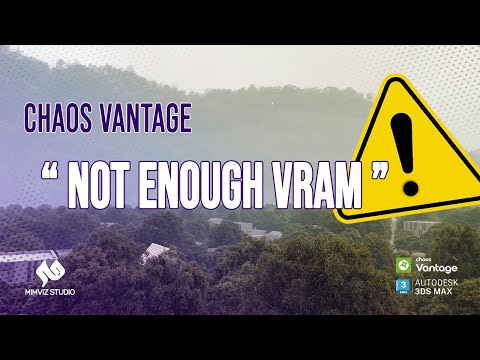 Chaos Vantage Trick | Not enough VRAM Error in Large Scale Rendering