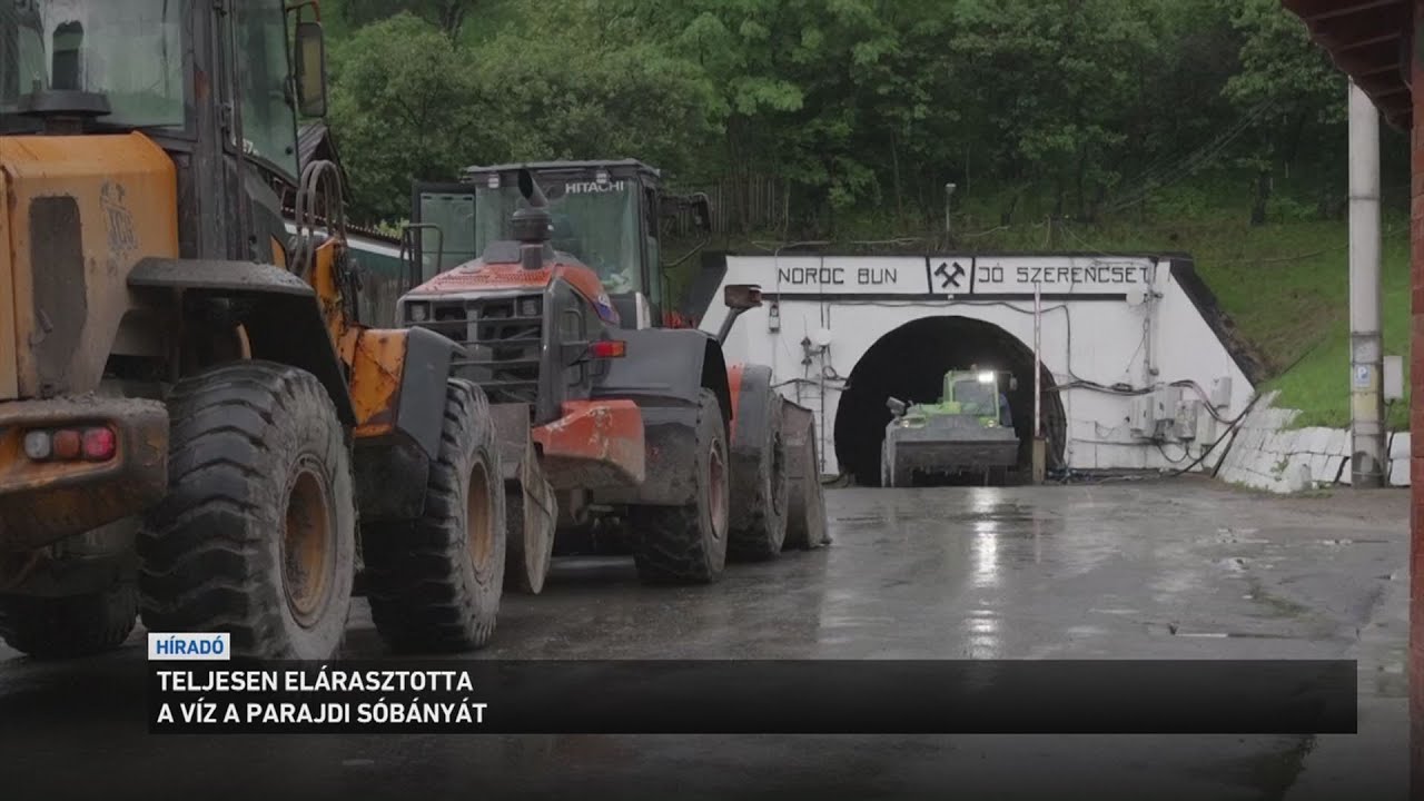 Teljesen elárasztotta a víz a parajdi sóbányát