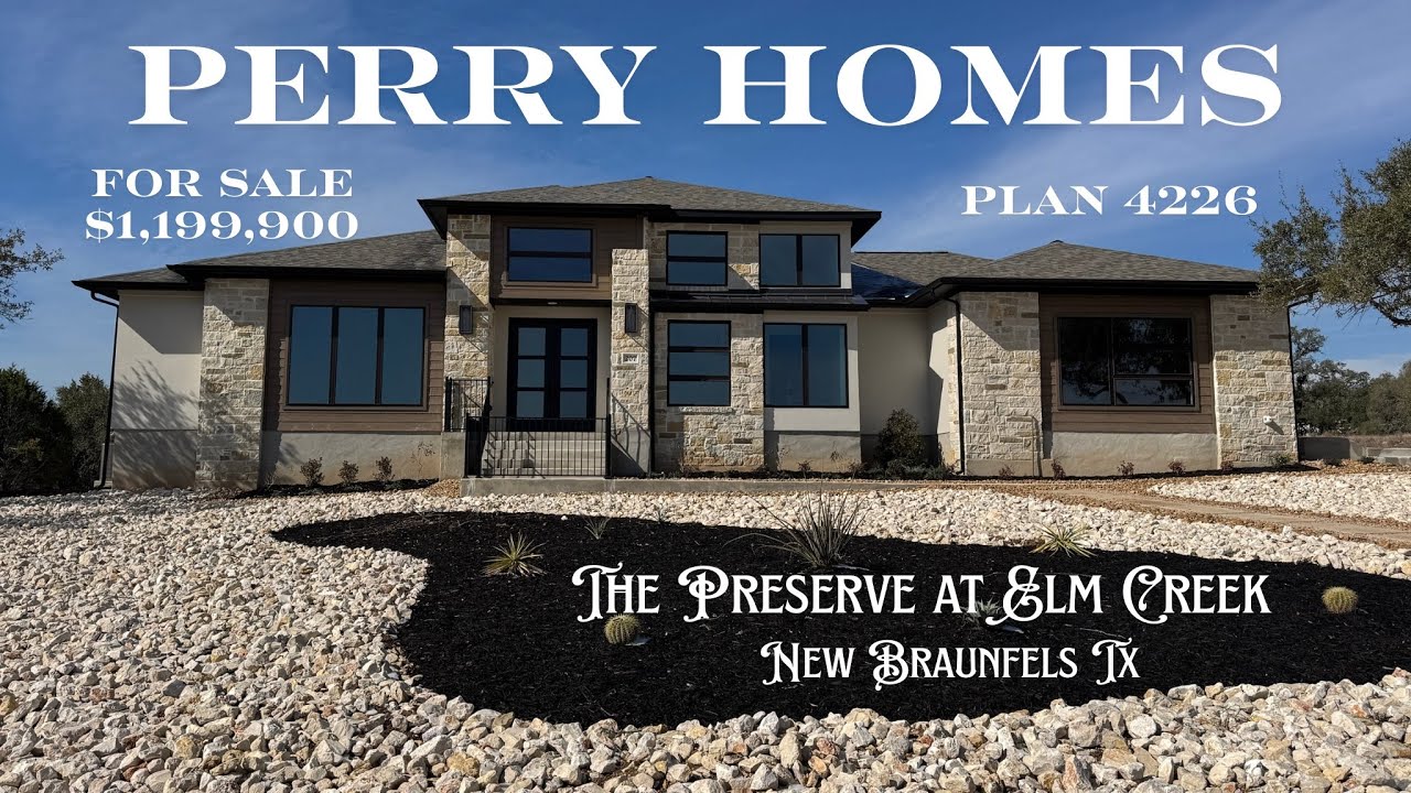 Жилой комплекс The Preserve at Elm Creek от компании Perry Homes. Продажа на январь 2026 года.