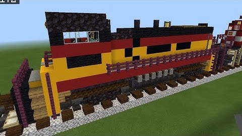 Minecraft Chessie System SW9 locomotive tutorial