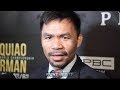 PACQUIAO ON THURMAN'S RETIREMENT THREAT “I’VE BEEN IN THE SPORT 2 DECADES. NO ONE CAN INTIMIDATE ME"