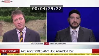 Sky News Debate: Should UK planes enter Syria to bomb ISIS? UK Colonel vs Abdullah al Andalusi