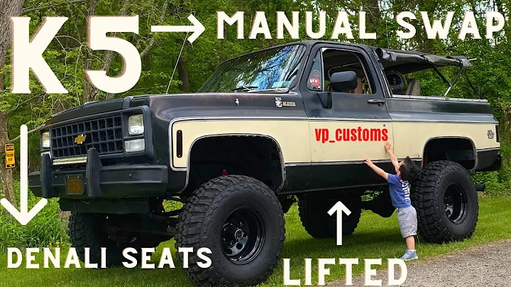 LIFTED SQUARE BODY K5 BLAZER WALK AROUND!