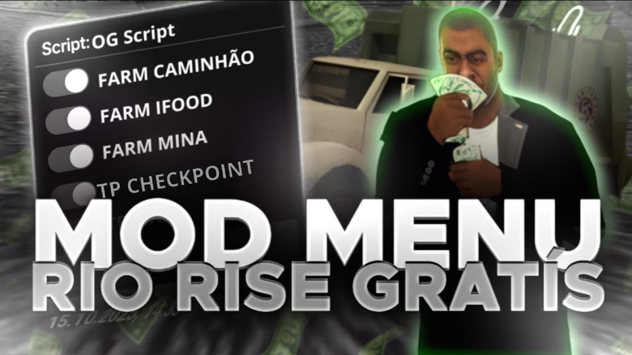 🔥 Novo Mod Menu para Rio Rise GRÁTIS: Farm Caminhão, Farm Mina, Farm Fazenda, Money e Muito Mais 🔥