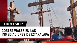 Reporte Vial: Cortes viales en las inmediaciones de Iztapalapa, CDMX