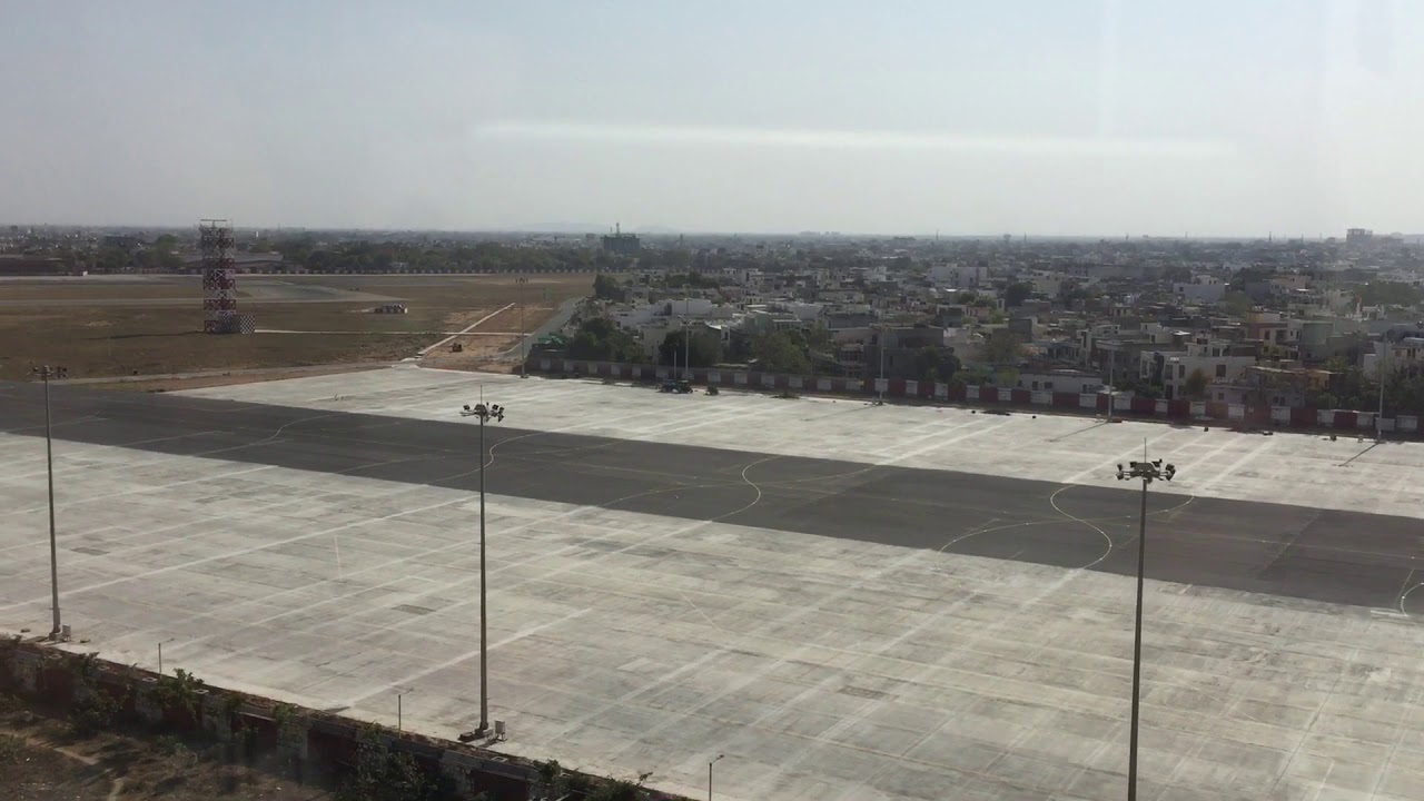 Jaipur airport runway