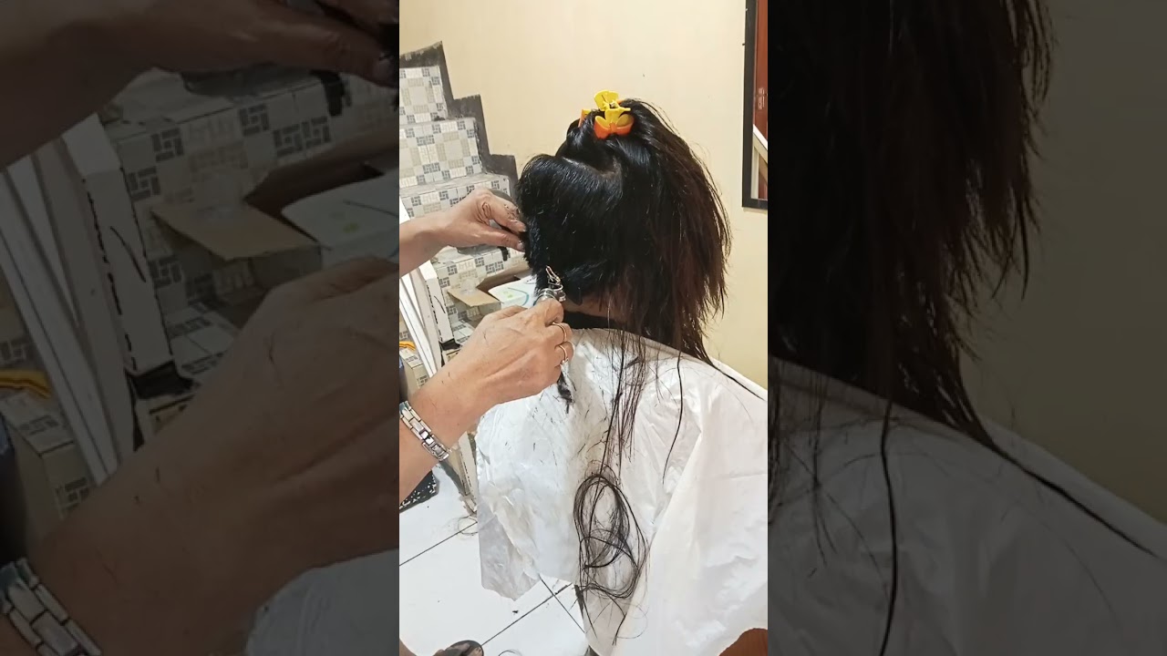 short hair cantieq dengan rambut pendek nya