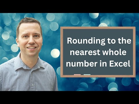Rounding numbers to the nearest whole number