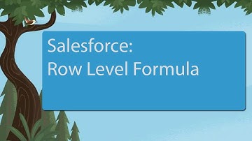 Salesforce: Row Level Formula
