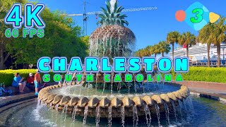 Charleston Walk on a Beautiful Day Part 3/3, South Carolina USA 4K-UHD