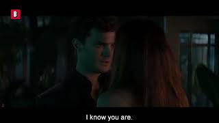 'Not under the table Christian...' | Fifty Shades of Grey | CLIP