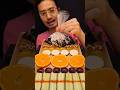 袋にたっぷり入れたコーヒーゼリーをストローで吸って食べる早送りモッパンASMR