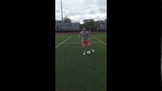 Footwork 2 -- Skill work with inside touches and Roll-Over