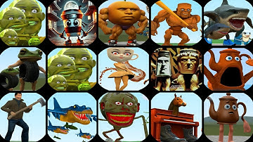 New UPDATE LIN GANG MELON,TUNG SAHUR,ITALIAN BRAINROT In Nextbots In Playground Mod,Sandbox In Space