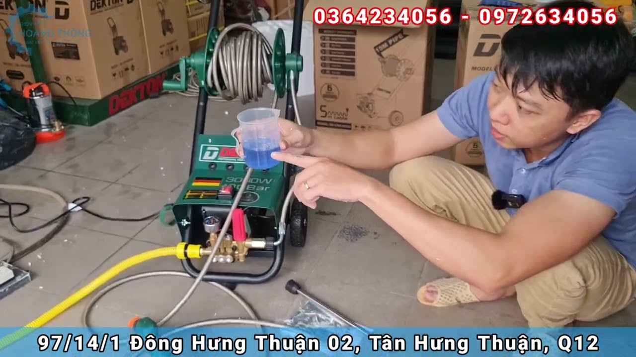 MÁY RỬA XE DEKTON 3000A MẪU MỚI - TỰ LỢI - QUÁ MẠNH