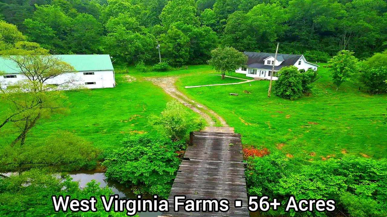 West Virginia Farms For Sale | $269k | 56+ Acres | West Virginia Land For Sale | Hayfields | Pond