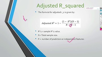 what does r squared mean | What is adjusted r-square? | what is a good r squared value