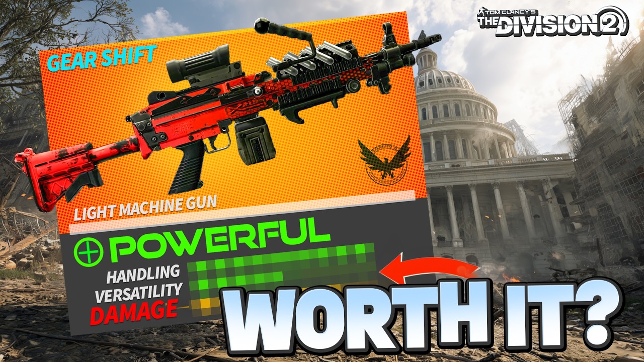 В Division 2 появился новый пулемет с автоматической коробкой передач: что произойдет, если добав...