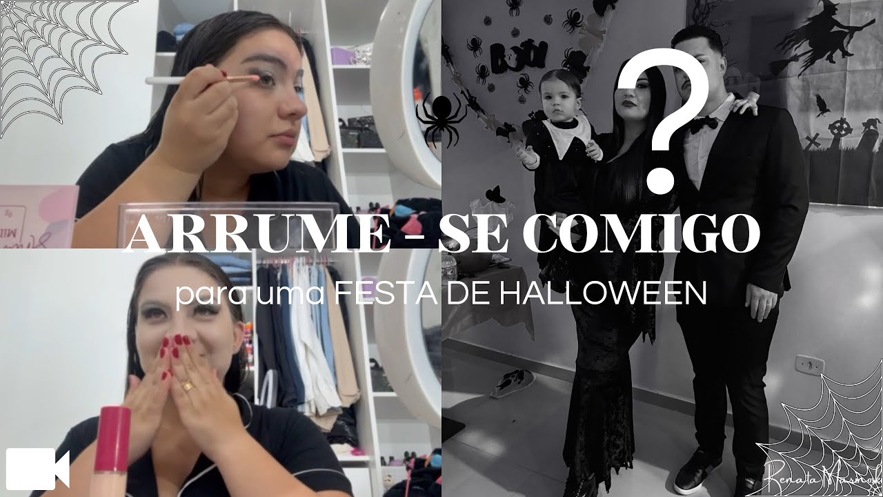 ARRUME-SE COMIGO para uma festa de HALLOWEEN!!!🎃 - YouTube