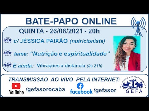 Assista: Palestra online - c/ JÉSSICA PAIXÃO (26/07/2021)
