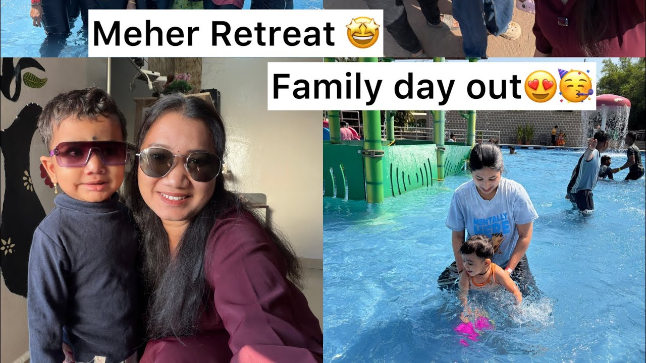 Part -1  Family Day Out 🥳|Meher Retreat 🤩|harshu’s Excitement |Sibling ❤️ |happy family 💕|