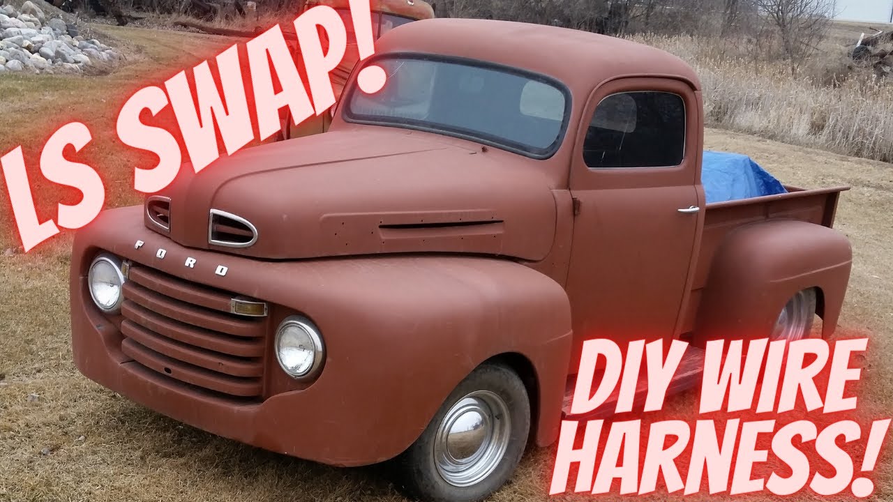 1949 Ford F1 Pickup! Wiring the LS Engine Swap and Diagnosing Fuel