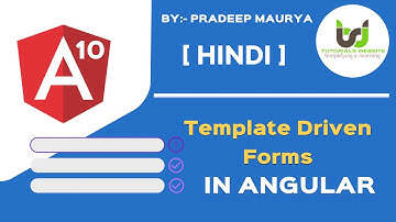 Template driven forms in Angular | Template Driven Forms | Angular 10 Tutorials in Hindi | Part-32