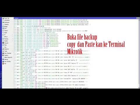 Cara Import Configurasi