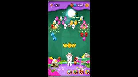 LINE バブル2　STAGE 2056　黄金コニー　×1.5　Gold Cony　LINE BUBBLE 2