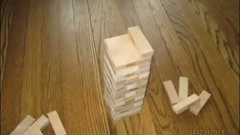 Jenga Stop Motion Animation