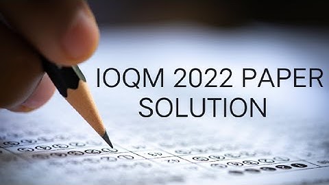 IOQM 2022 ANSWER KEY