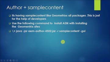Run Modes In AEM