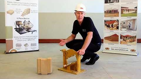 How to Test and Cut a Hydraform Interlocking Block