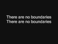 No Boundaries - Kris Allen LYRICS