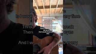 Terrified of posting me singing live but I like this one, currently called ‘Choose You’ #newmusic