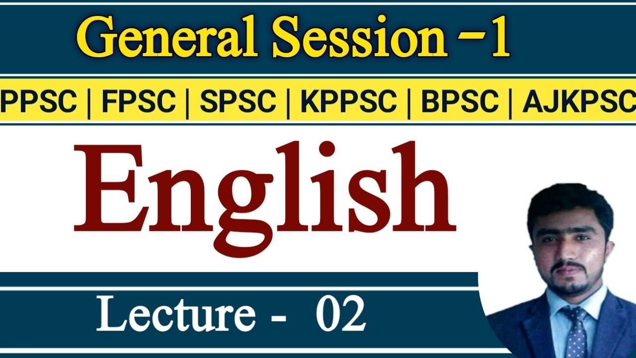 FPSC/Ppsc upcoming jobs 2026  Syllabus preparation | General Session 1 | English Grammar Lecture 02