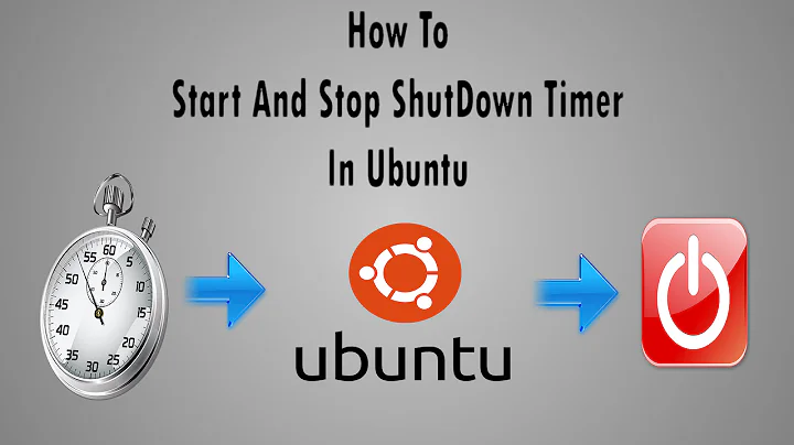 How to Start and Stop Shutdown Timer In Ubuntu