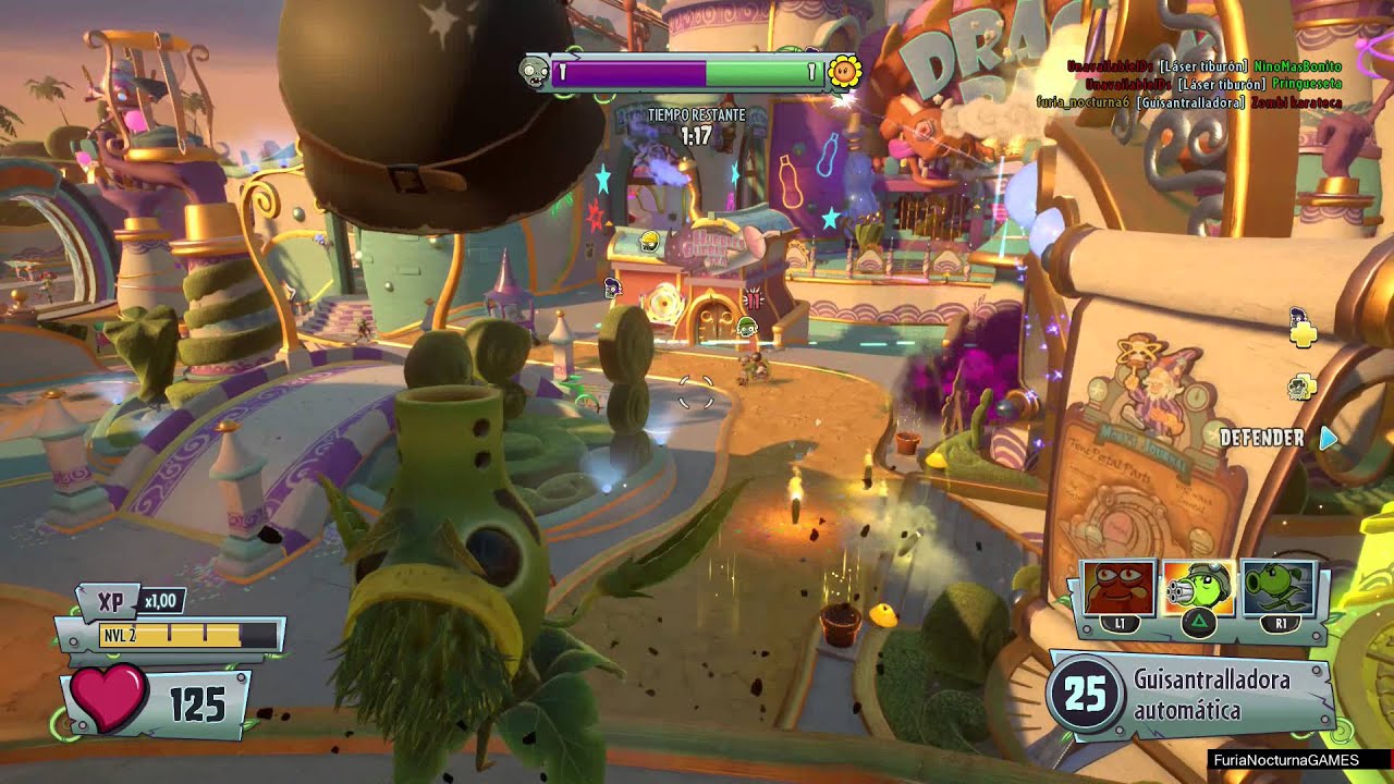 Plantas vs Zombies Garden Warfare 2 guisante comando semillas del ...