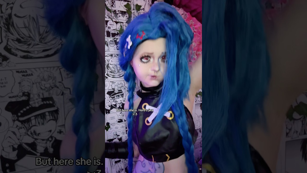 my mom says i look more like powder 😞 #cosplay #cosplayer #arcane