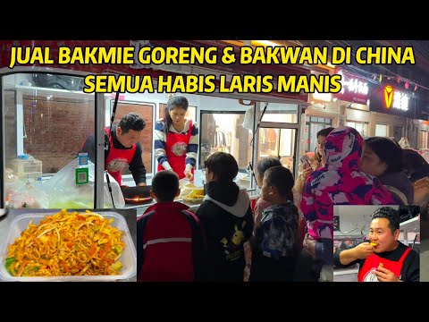 WOW! HARI INI REKOR JUALAN PALING CEPAT HABIS, BAKMIE GORENG & BAKWAN SAYUR DI SERBU SAMA PEMBELI