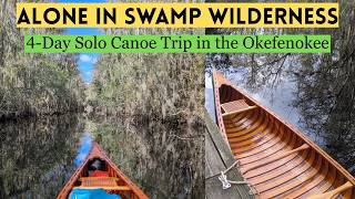 Alone in a Swamp: 4-Day Solo Canoe Trip in the Okefenokee (with Many Gator Interactions)