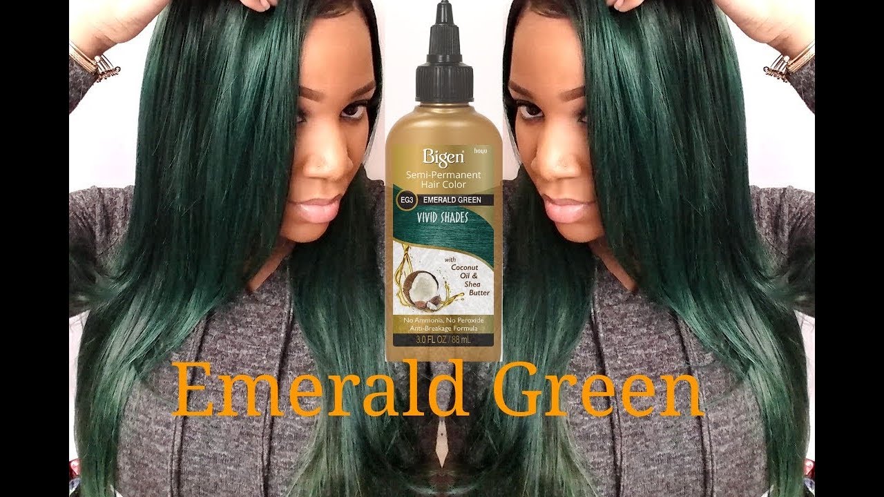 How do I get darkish emerald green hair What brand dye  rHairDye