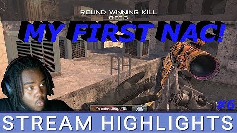 STREAM HIGHLIGHTS #6 - IW4X Trickshotting: I Hit My First Nac Ever!