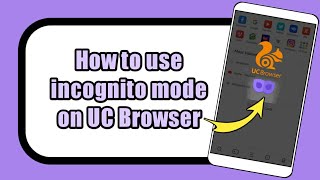 How to use incognito mode on UC Browser screenshot 4