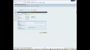 SAP ABAP Module Pool( Screen )programming