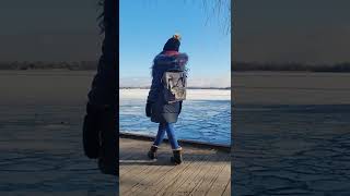 Lake Ontario FROZEN | Toronto Canada weather in January | Canadian Winters | New Immigrant screenshot 4