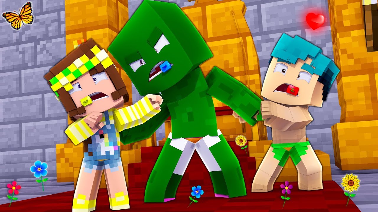 Minecraft WHO'S YOUR MOMMY? BABY ZOMBIE EATS US ALIVE?! YouTube
