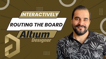 Interactively routing the board-Altium Designer
