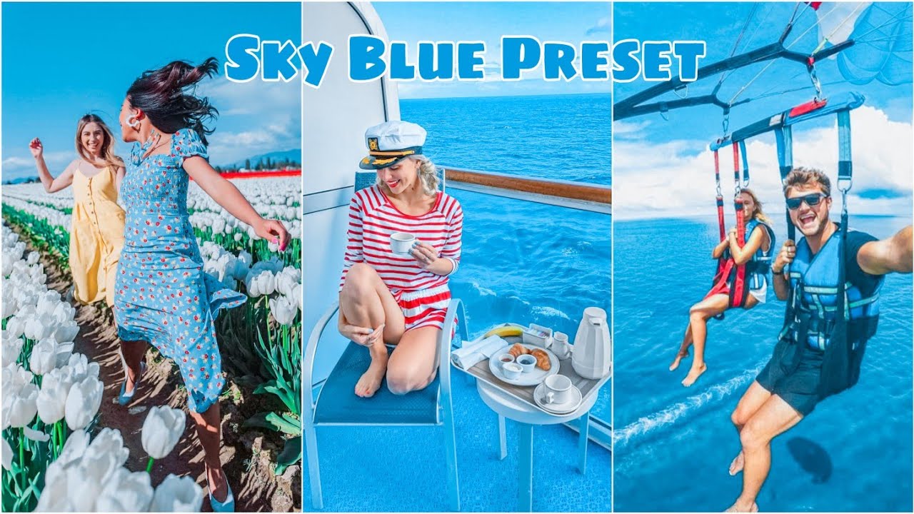 How to edit like a pro🤩 | Sky Blue Preset | Lightroom Mobile Presets Free DNG