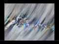 Peinture Acrylique Abstraite - Speed Painting